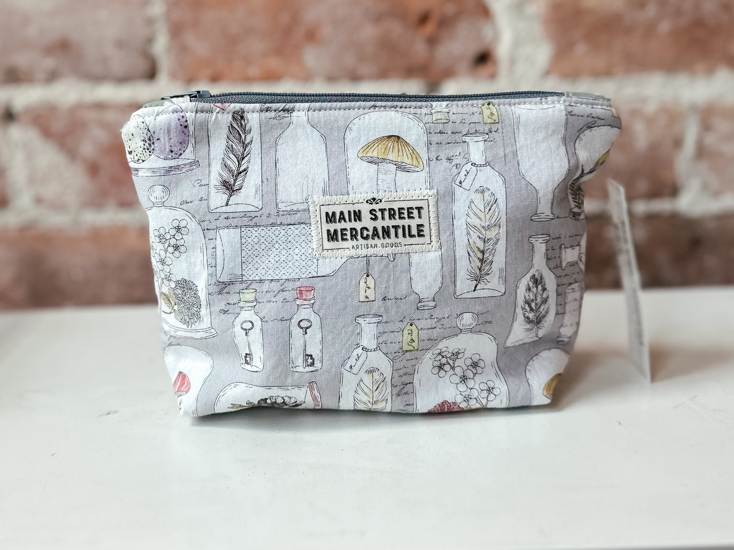 Flat Bottom Zipper Pouch - Apothecary