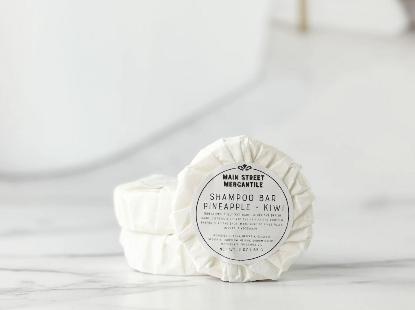 Pineapple + Kiwi Shampoo Bar