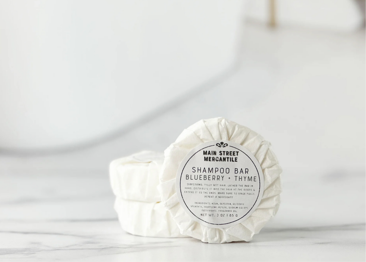 Blueberry + Thyme Shampoo Bar