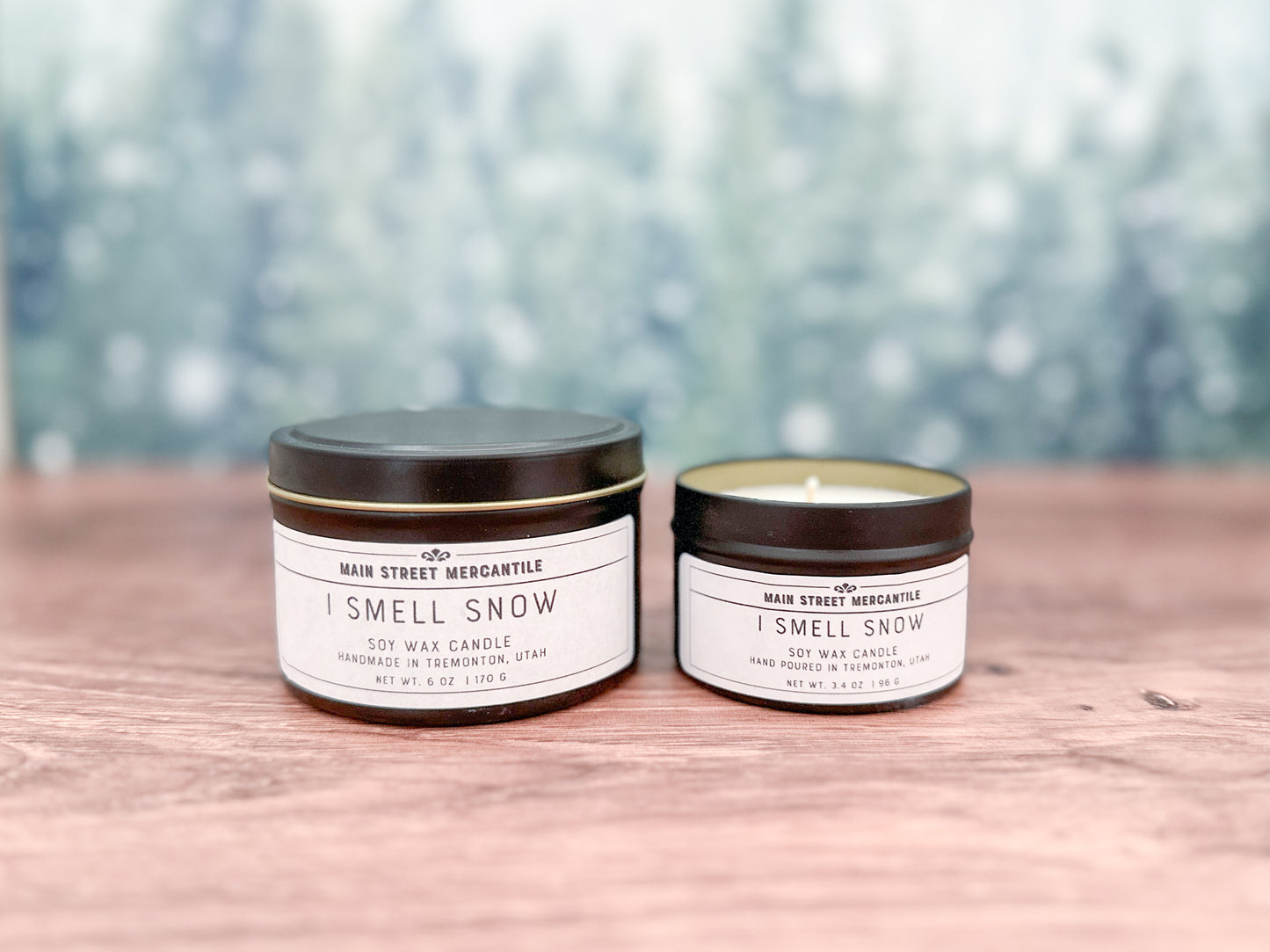 I Smell Snow Candle