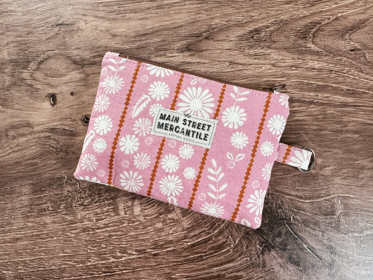 Heart Hands Quilted Zipper Pouch