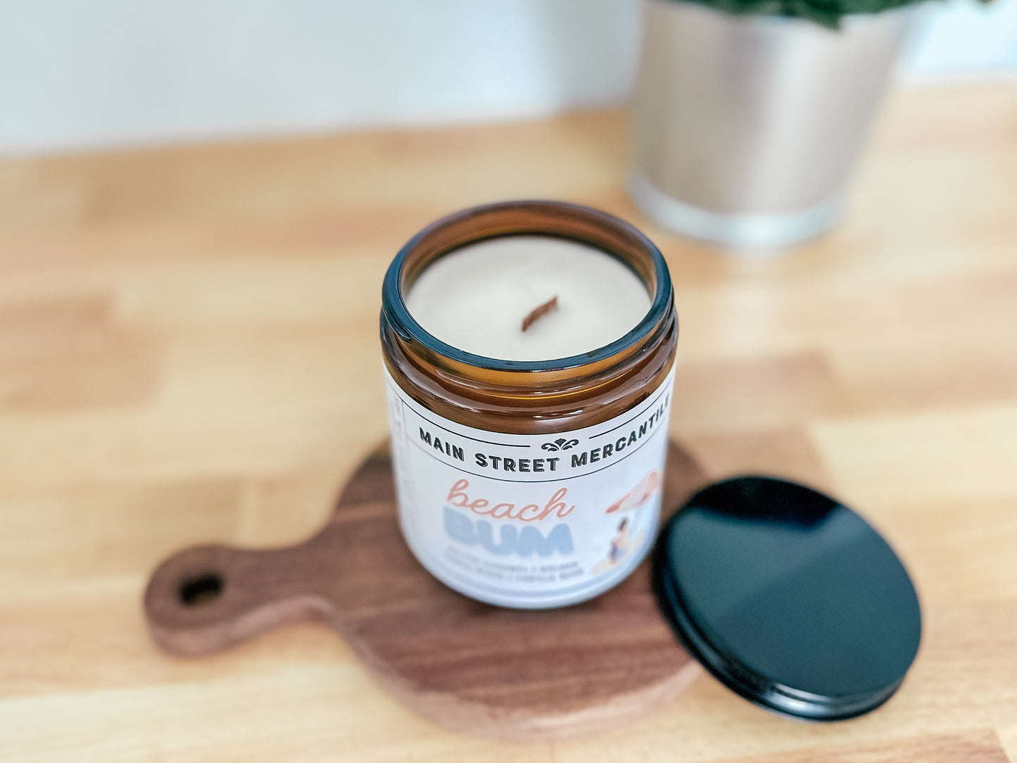 Beach Bum Wood Wick Soy Candle