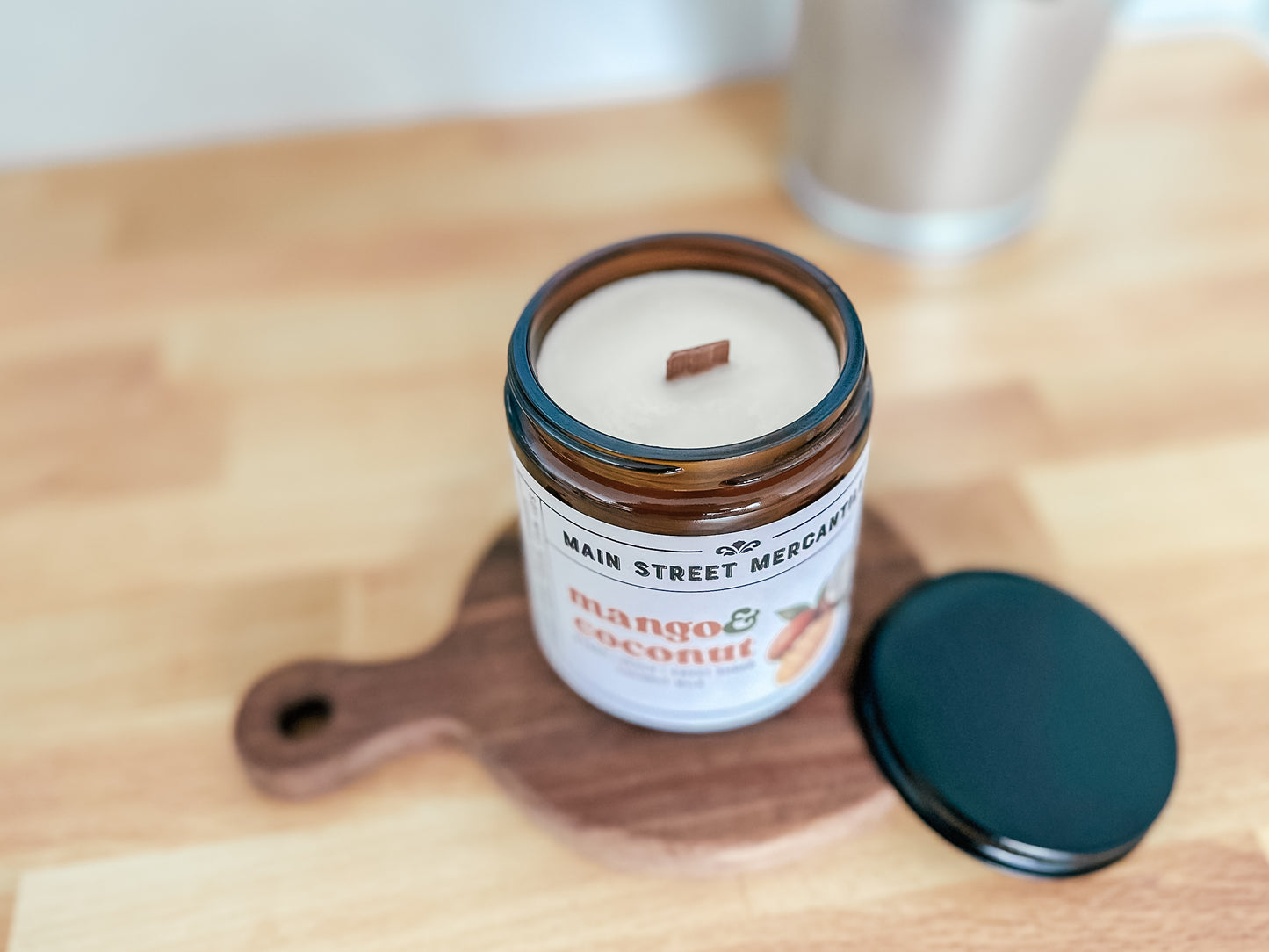 Mango + Coconut Milk Soy Candle