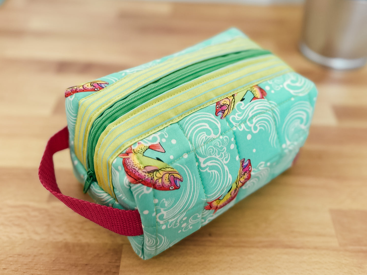 Boxed Zipper Pouch - Tula Pink Fish