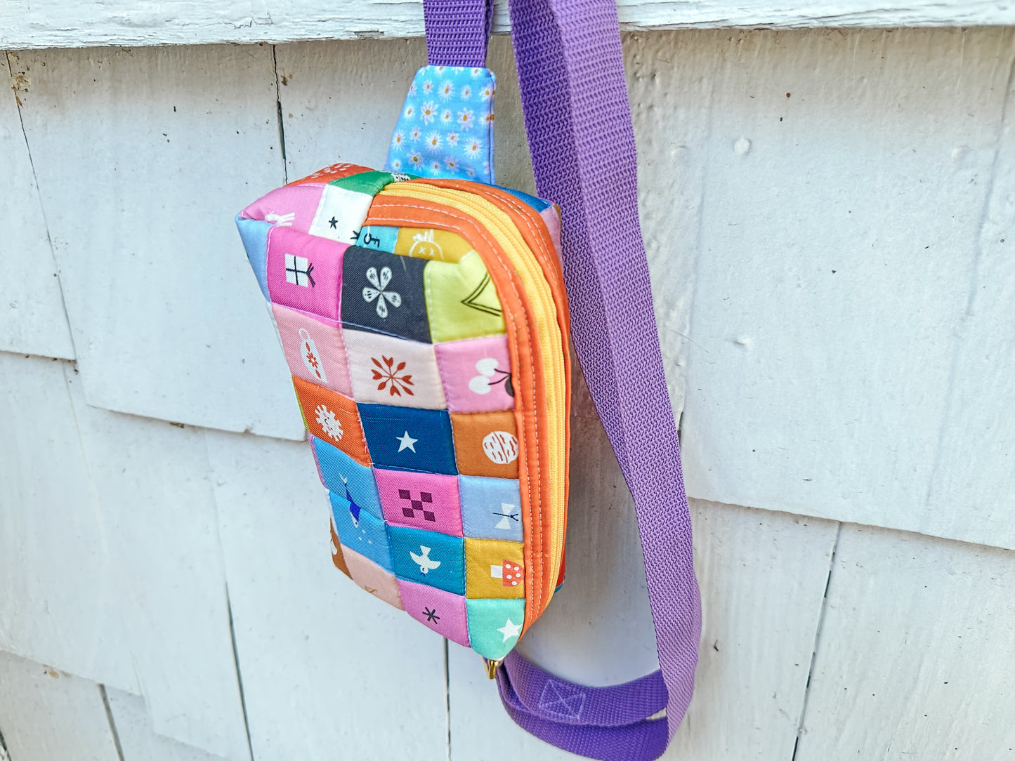 Quilted Alpen Crossbody Bum Bag - Icons Ruby Star Society