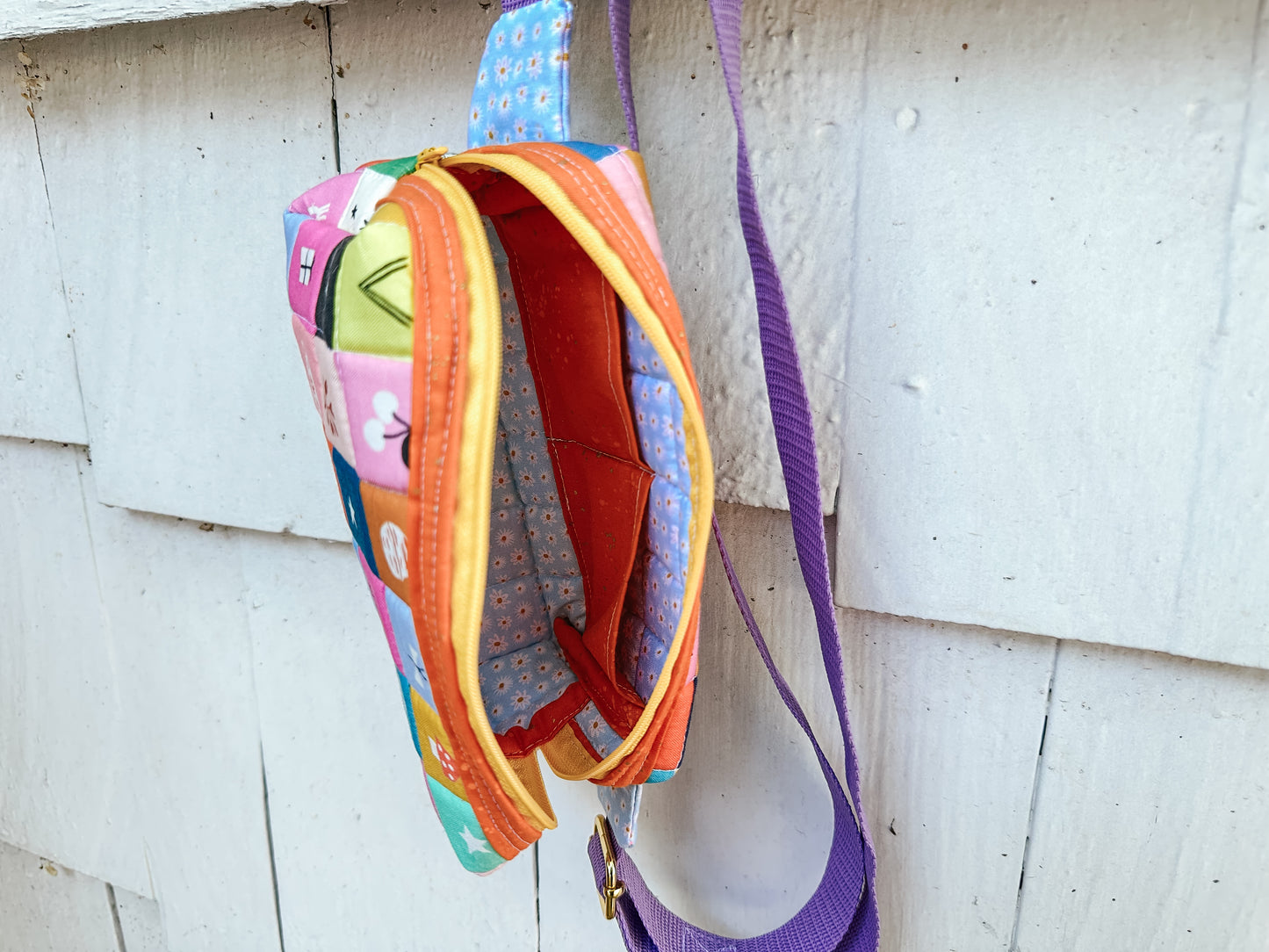 Quilted Alpen Crossbody Bum Bag - Icons Ruby Star Society