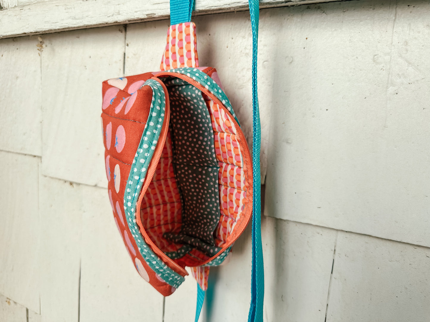 Quilted Alpen Crossbody Bum Bag - Red Tomatoes Ruby Star Society