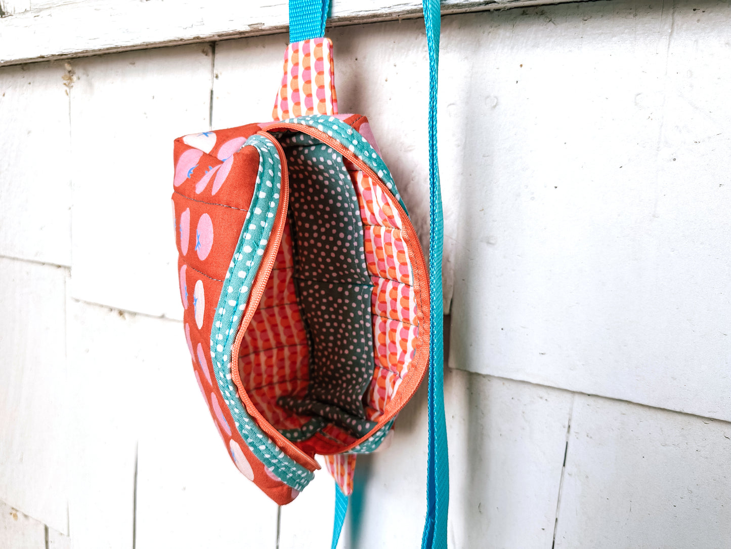 Quilted Alpen Crossbody Bum Bag - Red Tomatoes Ruby Star Society