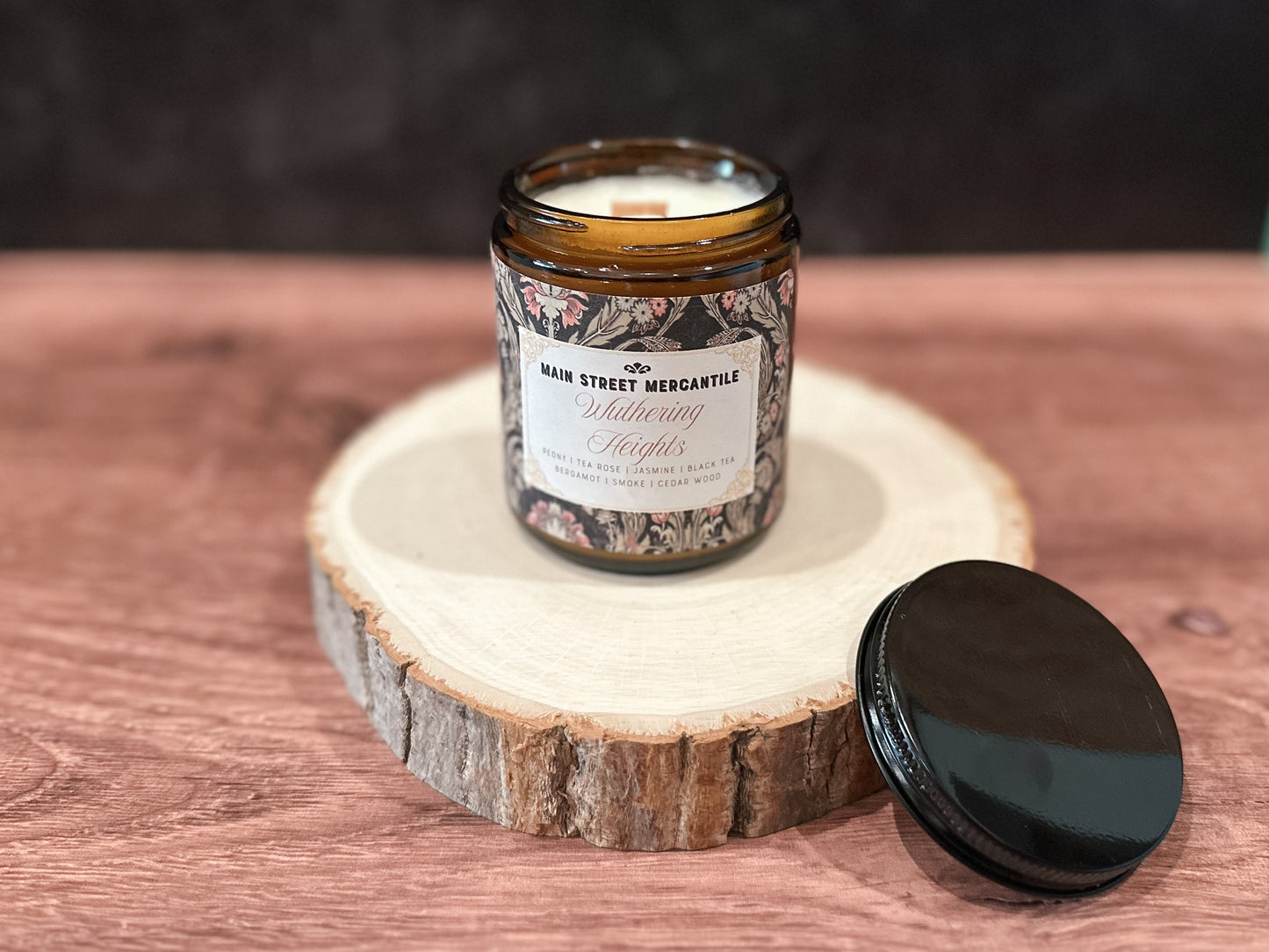 Wuthering Heights Bookish Wood Wick Candle