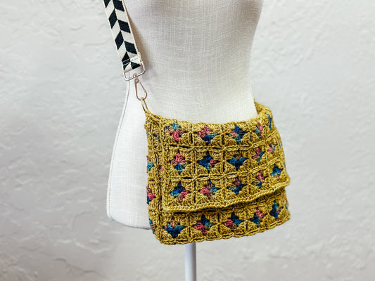 Granny Square Crossbody Bag