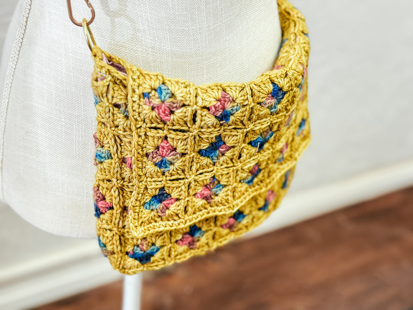 Granny Square Crossbody Bag