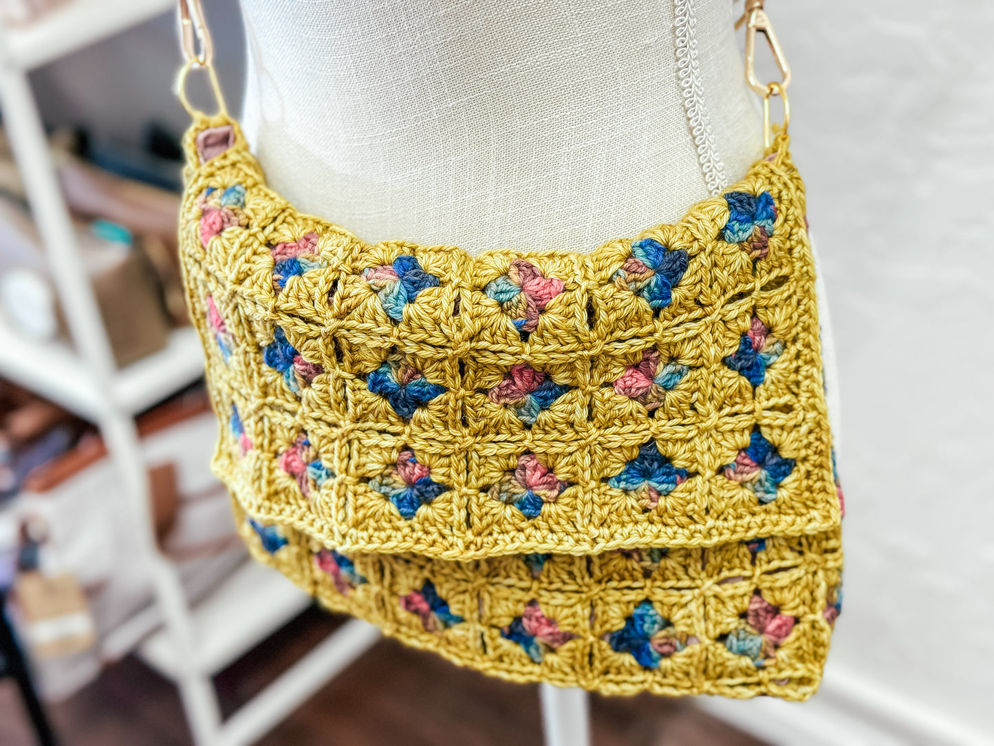 Granny Square Crossbody Bag