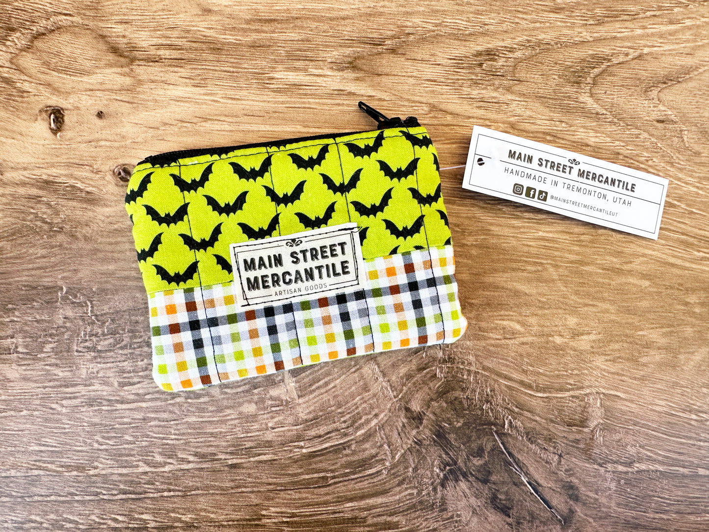 Batty Mini Zipper Pouch