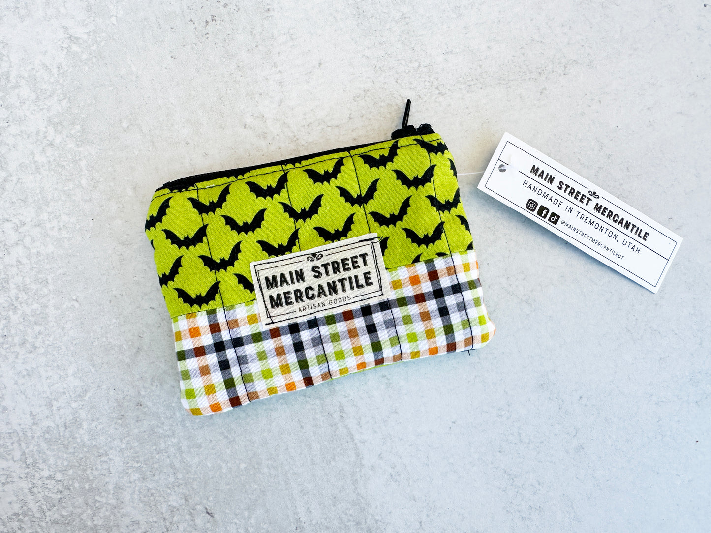 Batty Mini Zipper Pouch