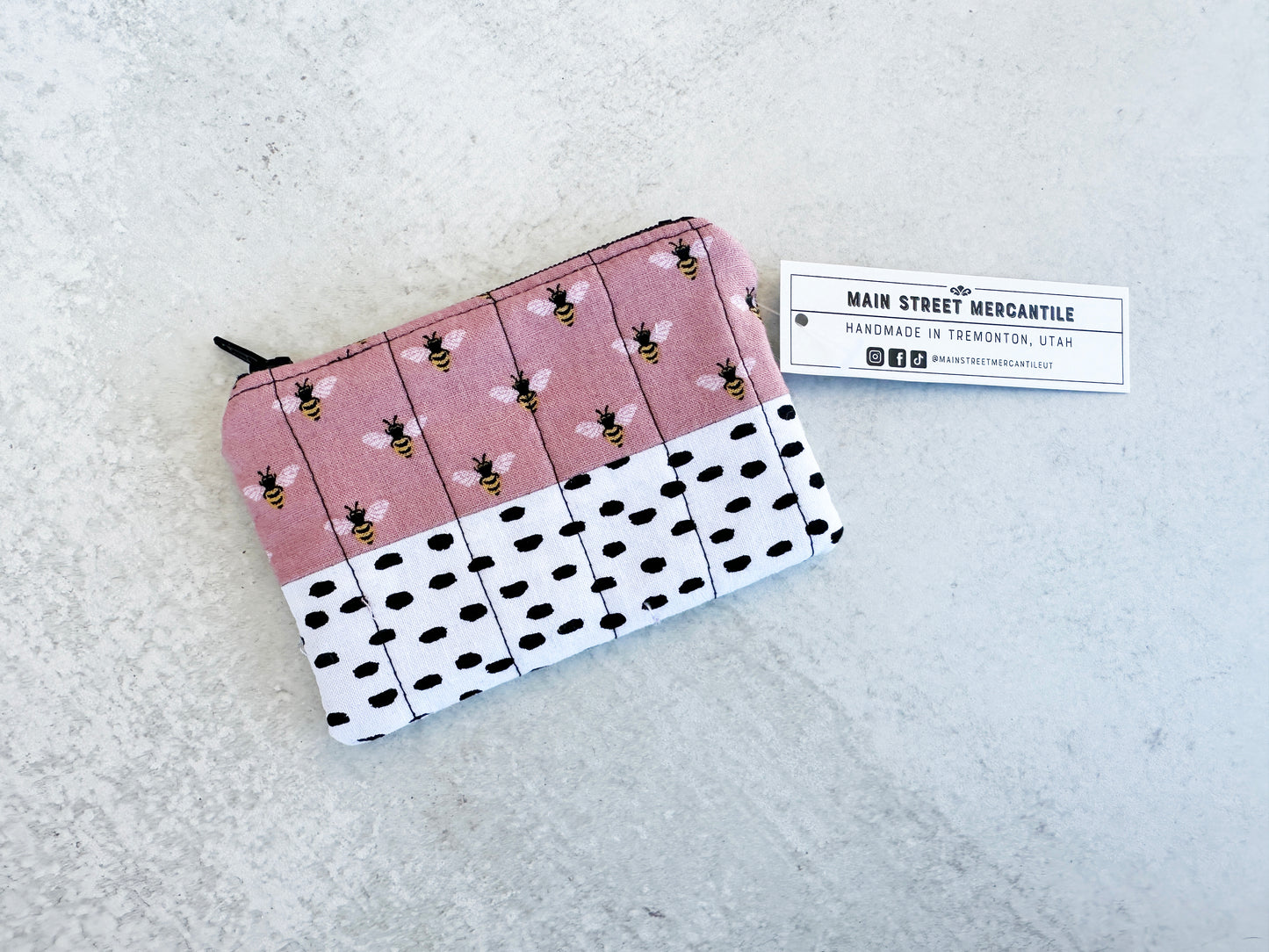Bee Zipper Pouch