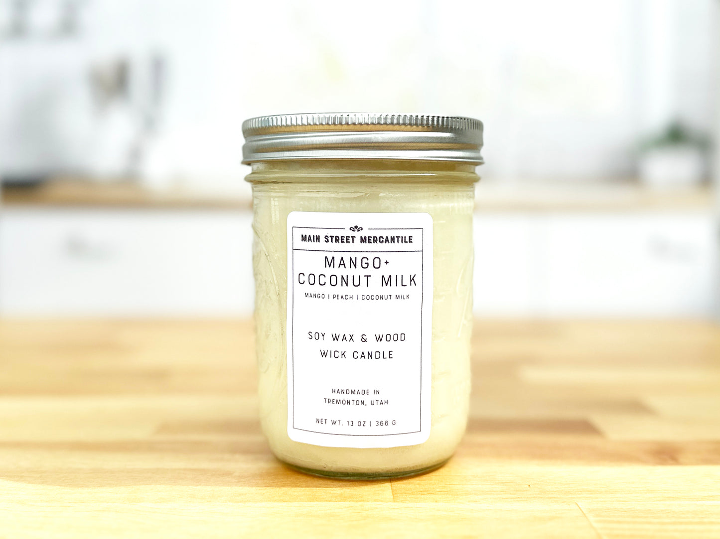 Mango + Coconut Milk Soy Candle