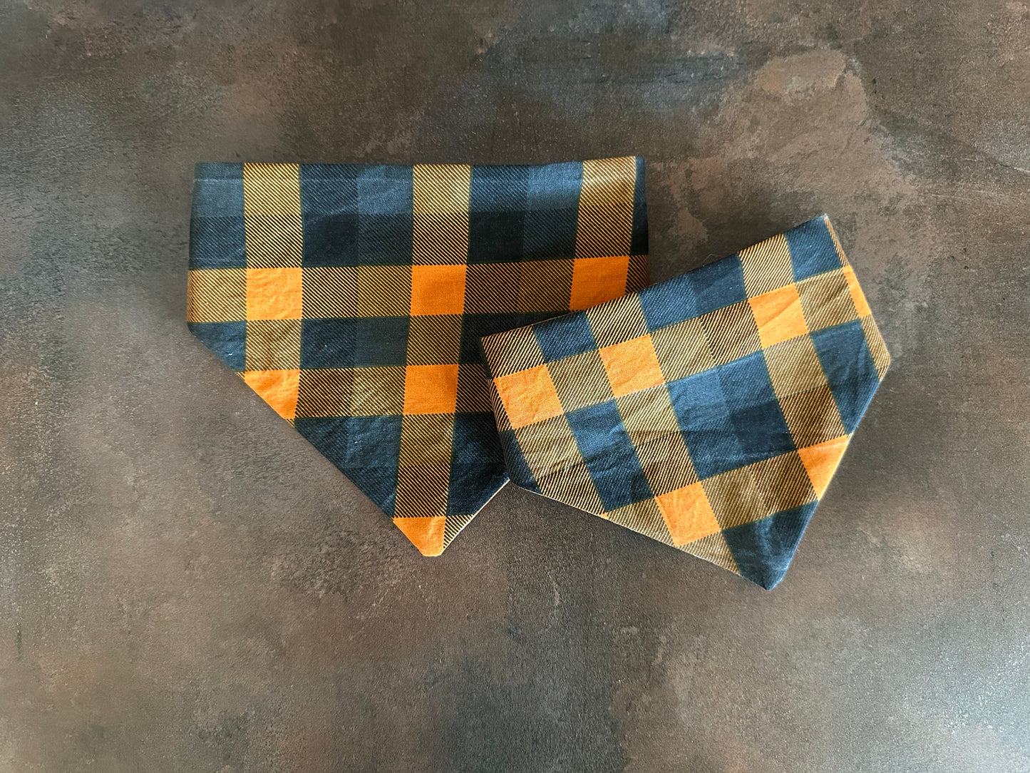 Pumpkin Plaid Bandana