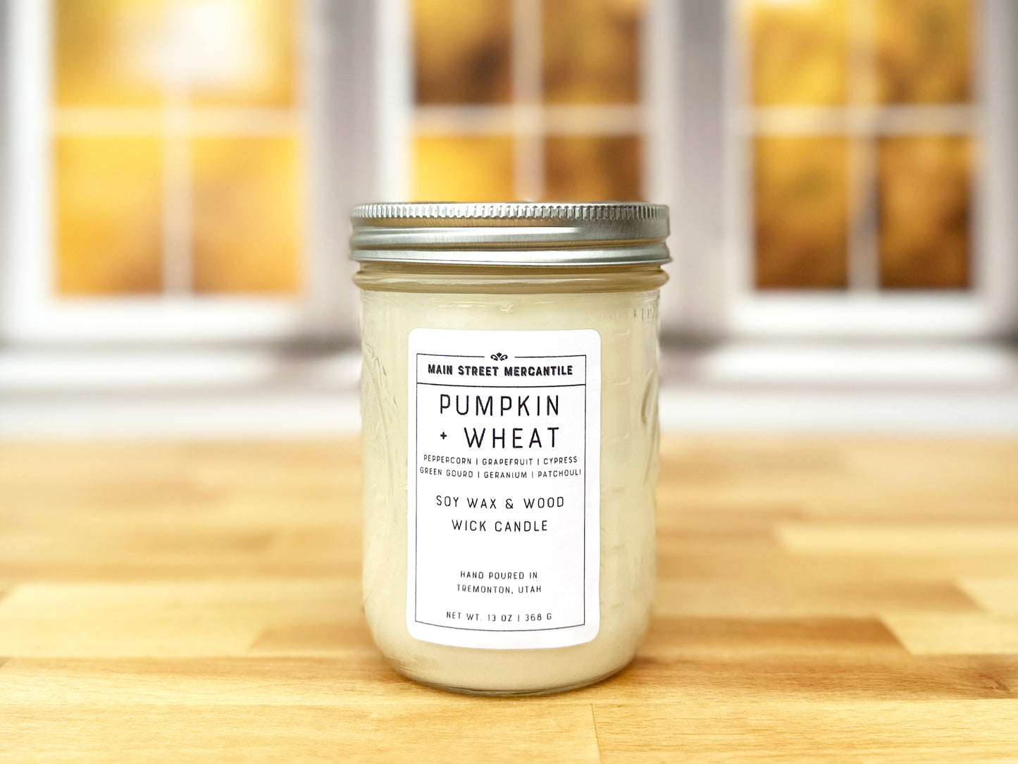 Pumpkin + Wheat Soy Candle