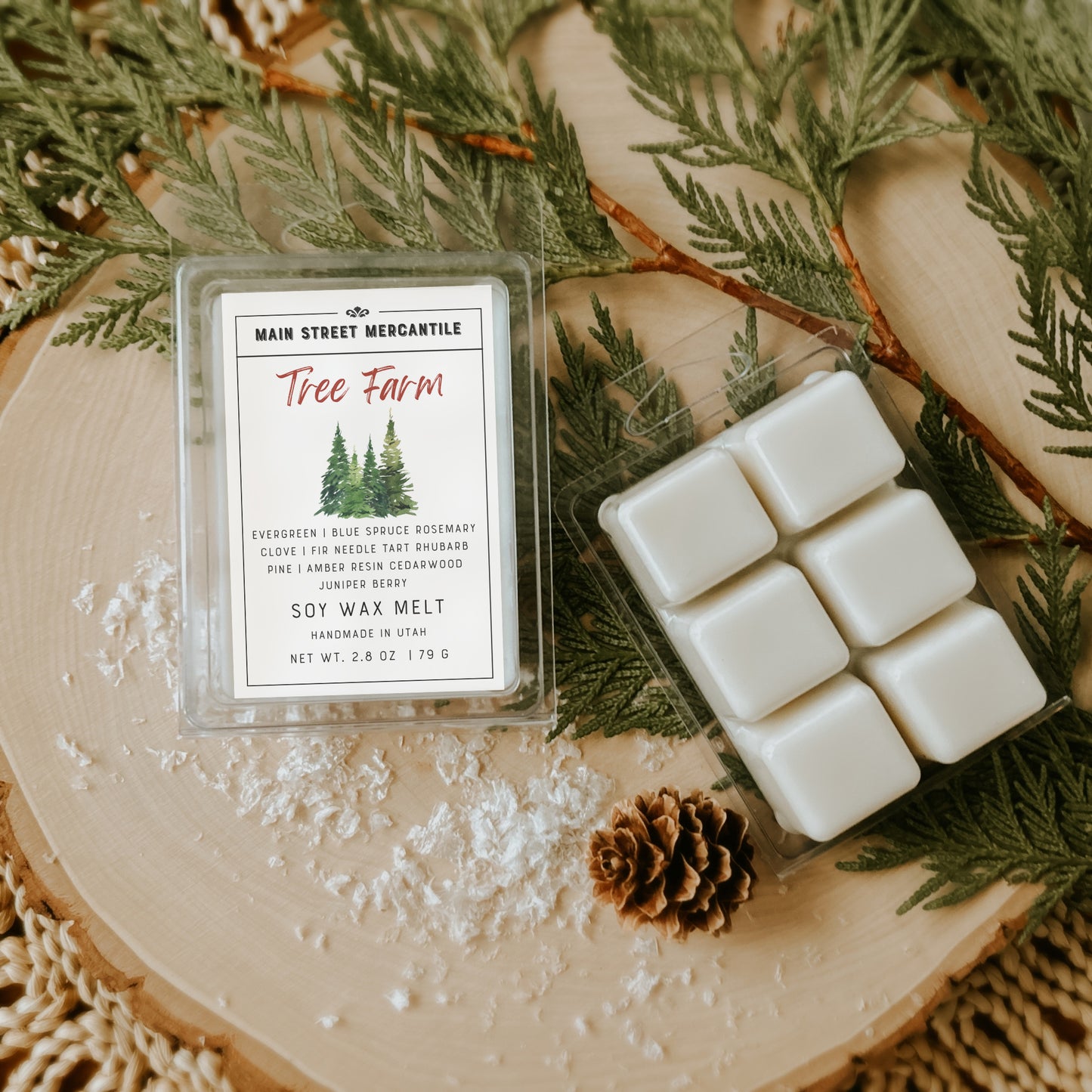 Tree Farm Wood Wick Soy Candle
