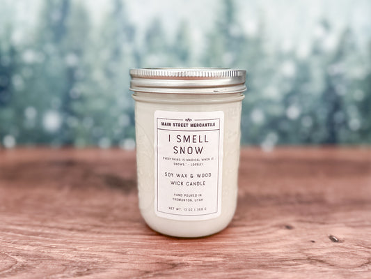 I Smell Snow Candle