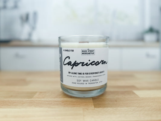 Capricorn Zodiac Candle