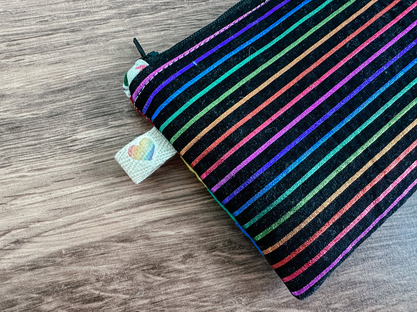 Progress Pride Flag Zipper Pouch