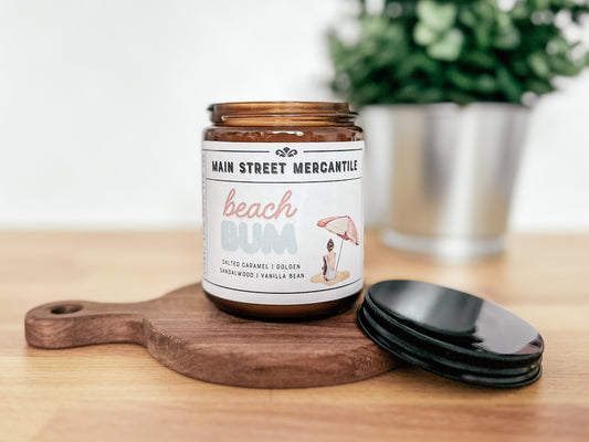 Beach Bum Wood Wick Soy Candle