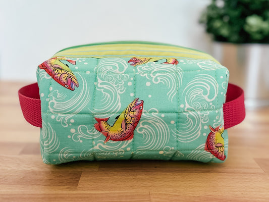 Boxed Zipper Pouch - Tula Pink Fish