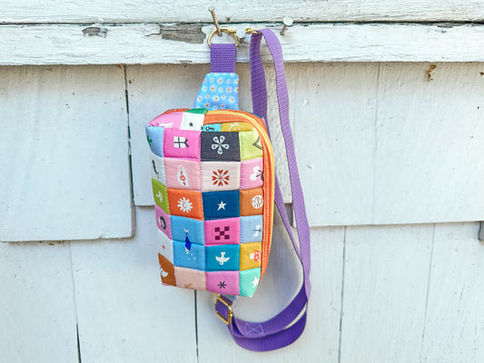 Quilted Alpen Crossbody Bum Bag - Icons Ruby Star Society