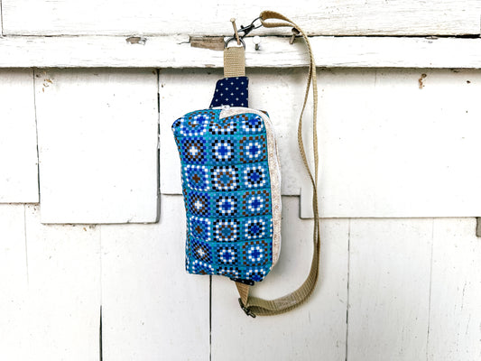 Quilted Alpen Crossbody Bum Bag - Granny Square Ruby Star Society