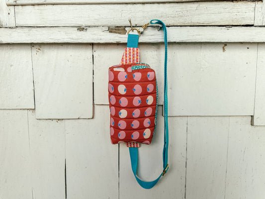 Quilted Alpen Crossbody Bum Bag - Red Tomatoes Ruby Star Society