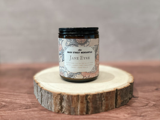 Jane Eyre Bookish Wood Wick Candle