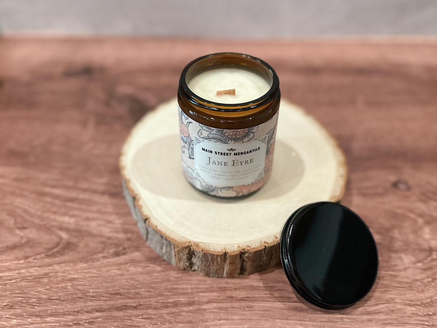 Jane Eyre Bookish Wood Wick Candle