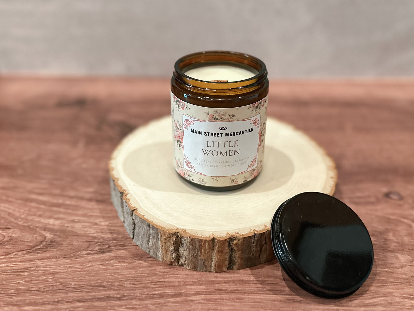 Little Women Bookish Wood Wick Candle