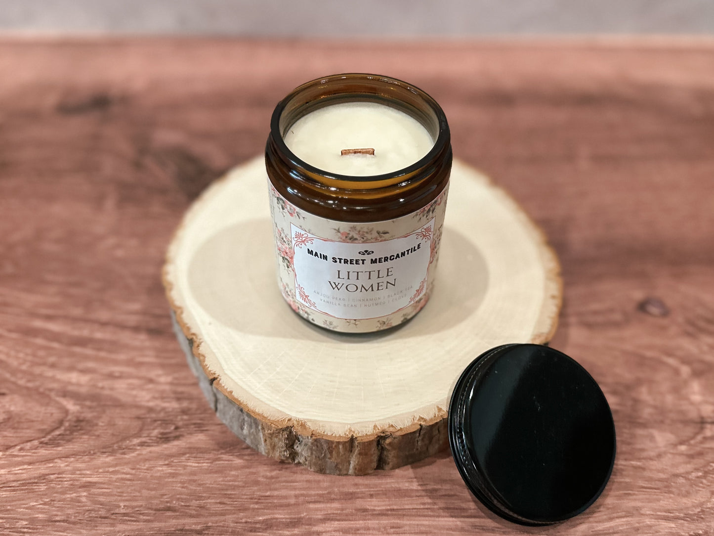 Little Women Bookish Wood Wick Candle