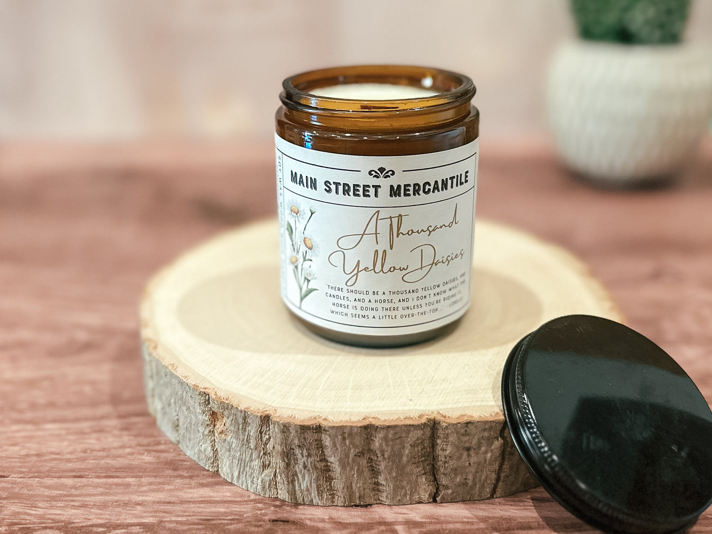 A Thousand Yellow Daisies Gilmore Girls Candle