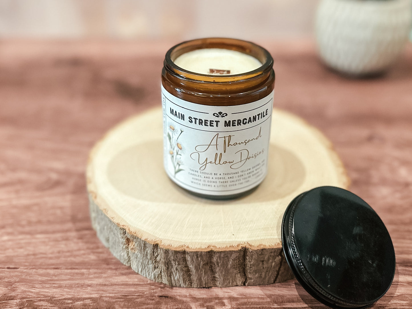 A Thousand Yellow Daisies Gilmore Girls Candle