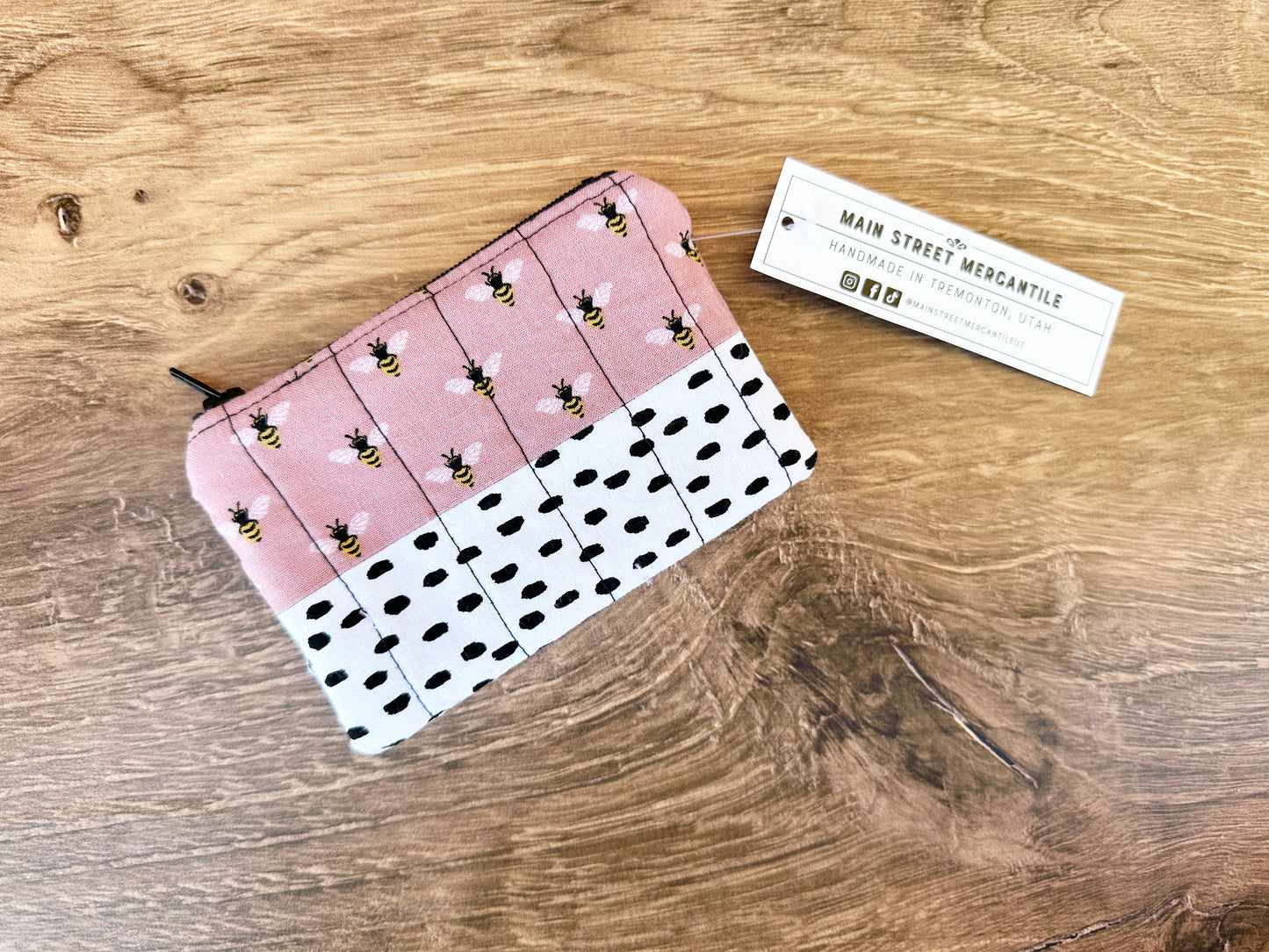 Bee Zipper Pouch