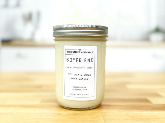 Boyfriend Soy Candle