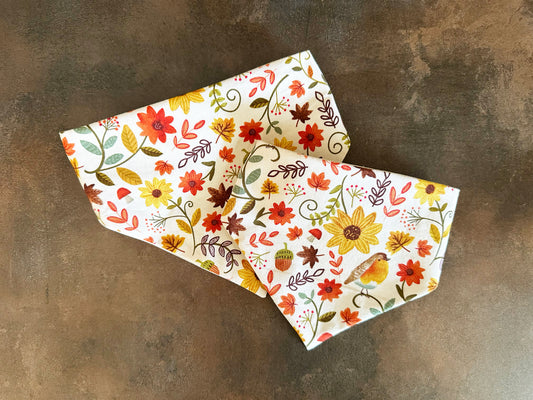 Fall Foliage Dog Bandana