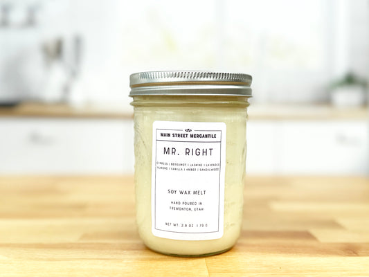 Mr Right Soy Candle