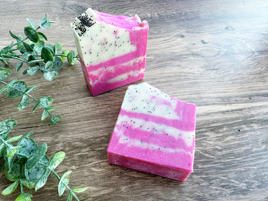 Dragonfruit + White Tea Cold Process Soap Made With REAL Tea